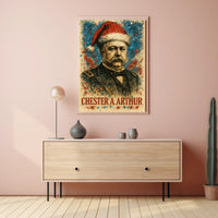 Chester A. Arthur 21st President of the United States Christmas SeriesPoster
