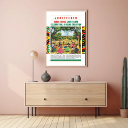 Juneteenth Celebration of Black History and Freedom Cultural or Heritage Poster