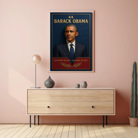 Barack Obama 44th President 3d Poster PosterGoat