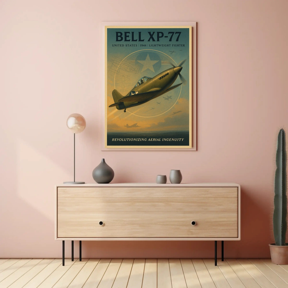 Bell XP-77 Lightweight Fighter Poster