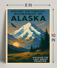 Discover The Last Great Frontier Poster PosterGoat