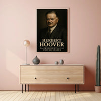 Herbert Hoover 31St President Poster Vintage Wall Art Decor