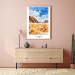 Wadi Rum Landscape Poster PosterGoat
