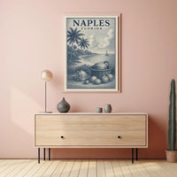 Naples Florida Poster Wall Art Coastal Scenery 18x24