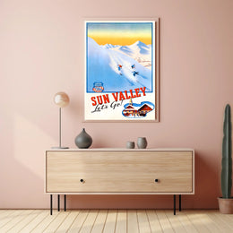 Sun Valley Ski Adventure Poster PosterGoat