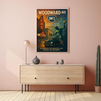 Woodward Avenue A Journey Through Detroits Heart Poster PosterGoat