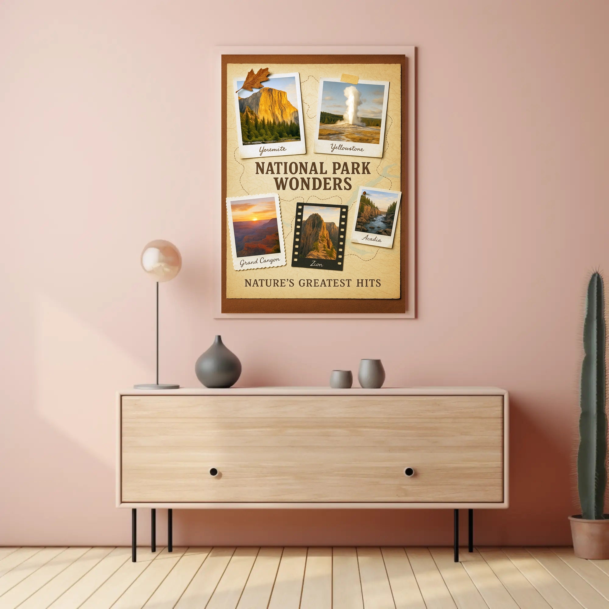 National Park Wonders Poster PosterGoat