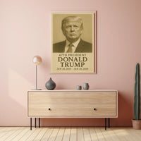 Donald Trump 47th President Poster