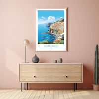 Sorrento Seaside Escape Travel Poster