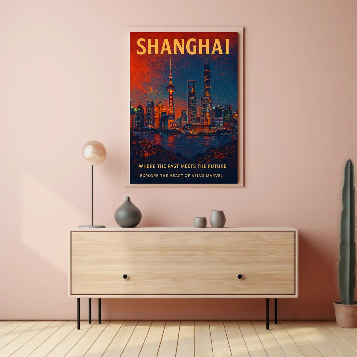 Shanghai Where The Past Meets The Poster