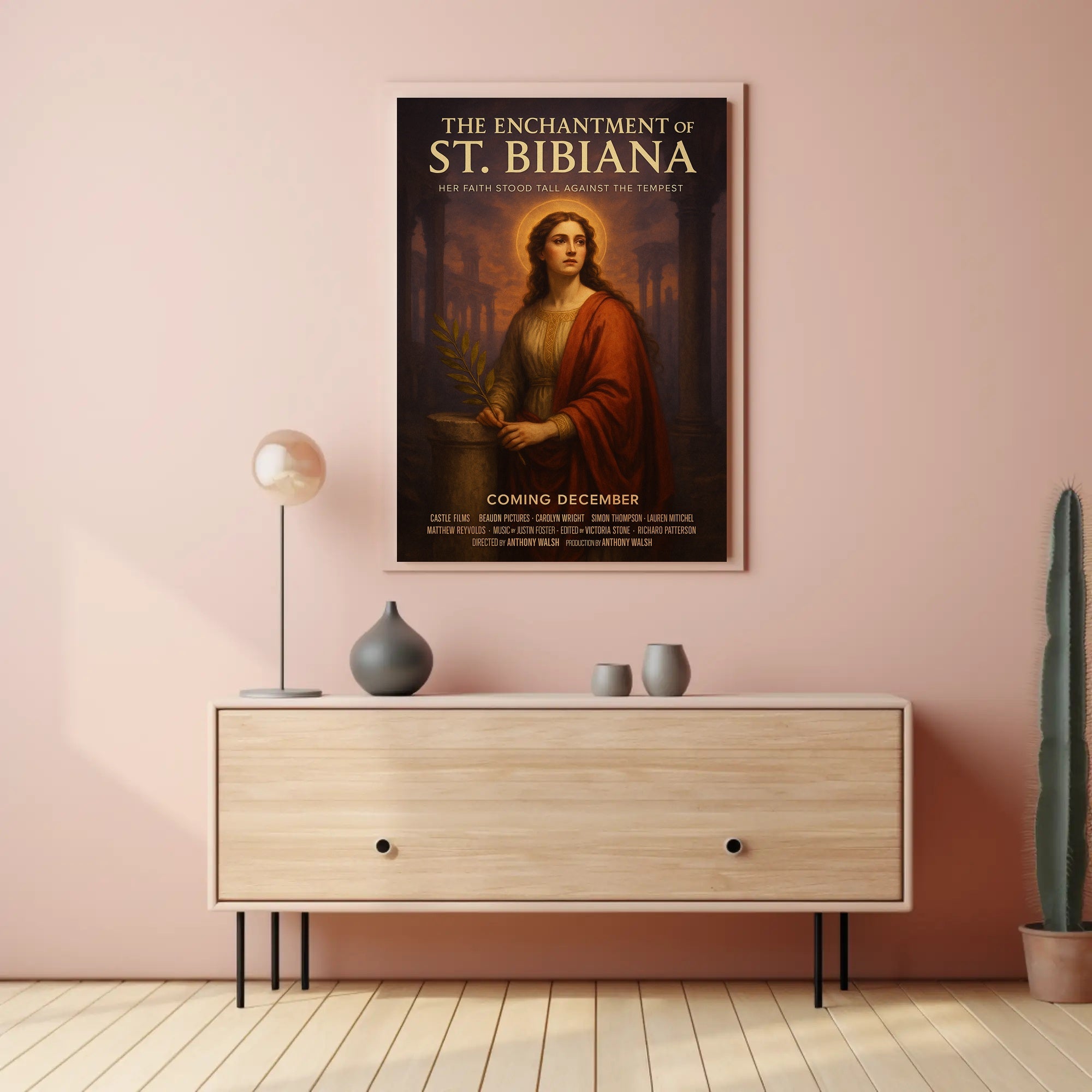 The Enchantment of St. Bibiana Historical Poster PosterGoat