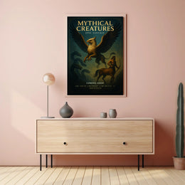 Mythical Creatures Epic Fantasy Poster