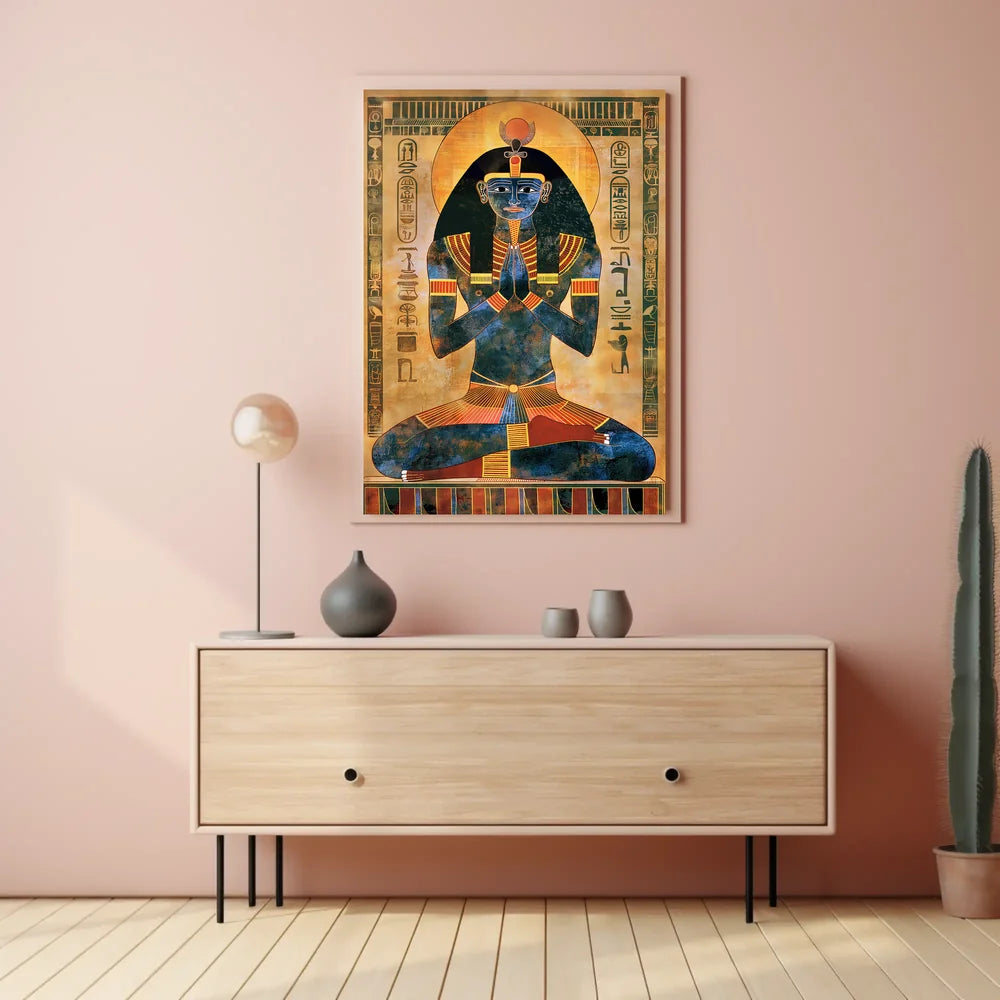 Vintage Cityscape Silhouette Art Poster