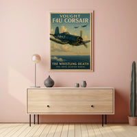 Vought F4U Corsair: The Whistling Death Poster