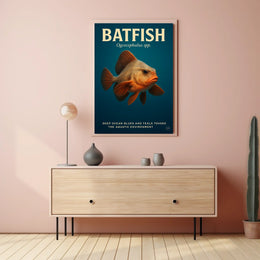 Batfish Deep Ocean Wonders Poster