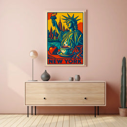 New York Iconic Imagery Poster