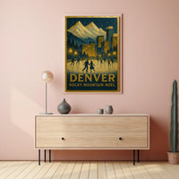 Denver Rocky Mountain Noël Poster
