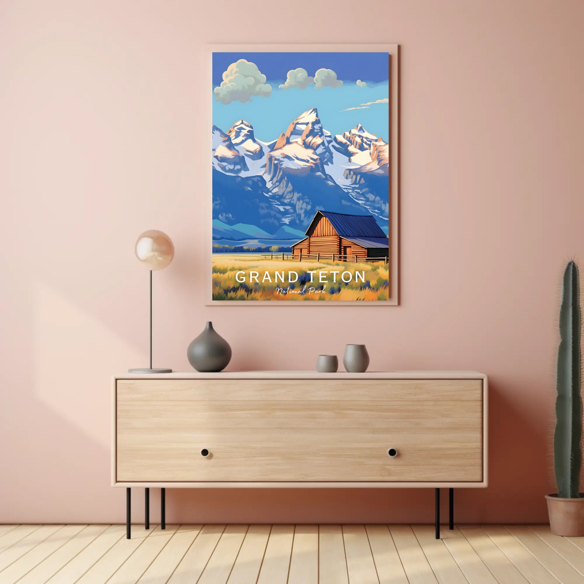 Grand Teton Scenic National Park Poster