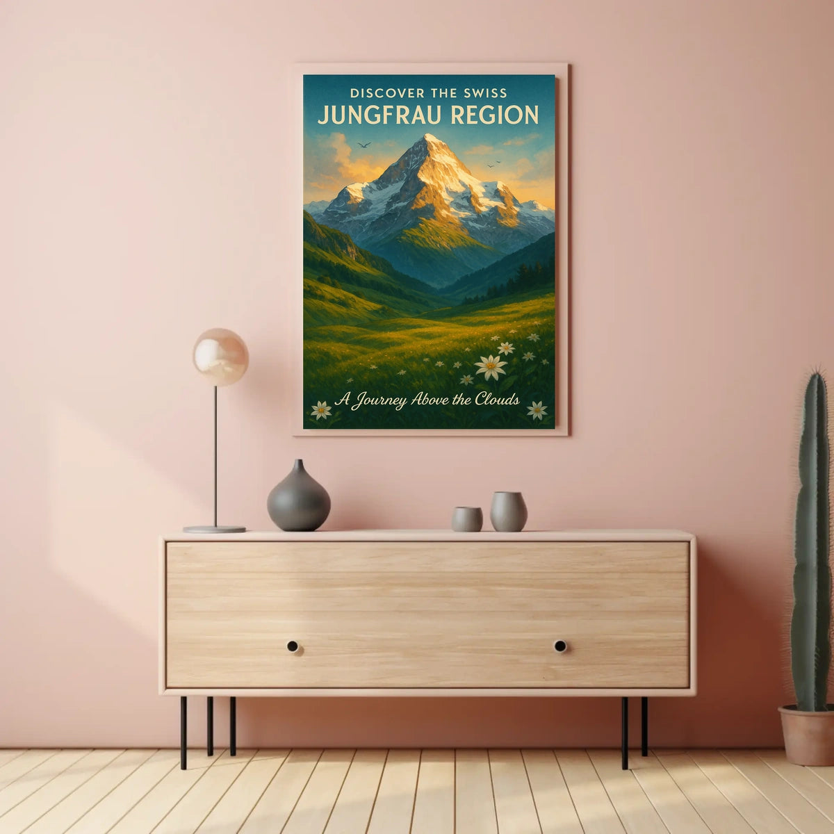 Discover the Swiss Jungfrau Region Poster