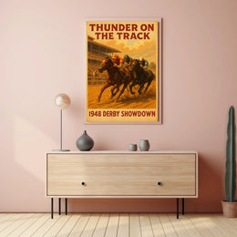 Thunder On The Track Poster