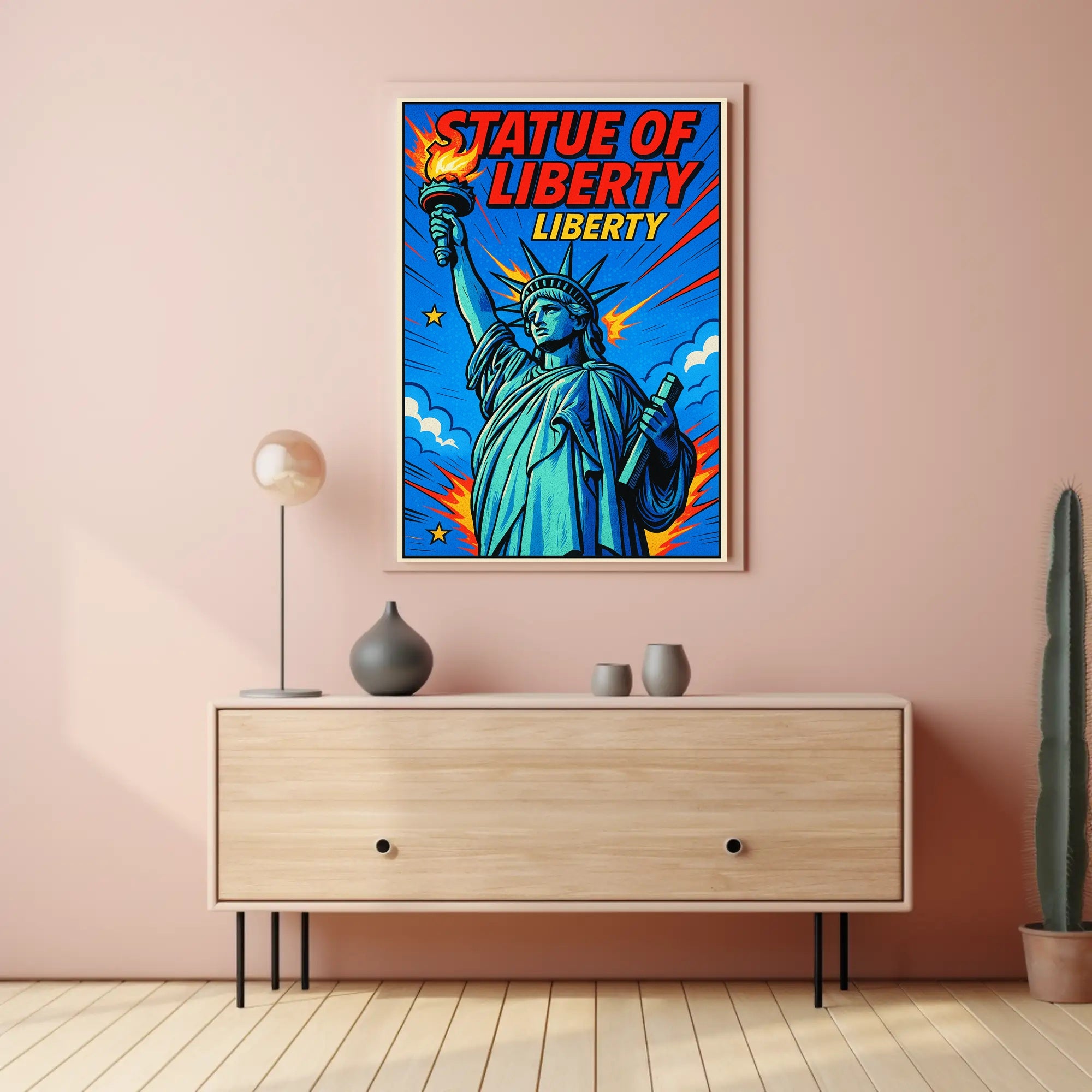 Statue of Liberty Icon of Freedom Poster PosterGoat
