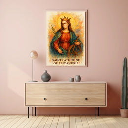 Saint Catherine of Alexandria Poster
