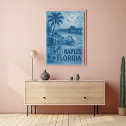 Naples Florida Coastal Serenity Poster For Home Decor