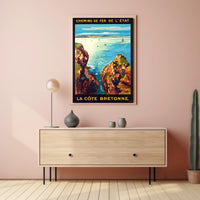 La Côte Bretonne Chemins De Fer De Poster
