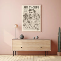 Jim Thorpe Legendary Sports Icon Jim Thorpe Poster