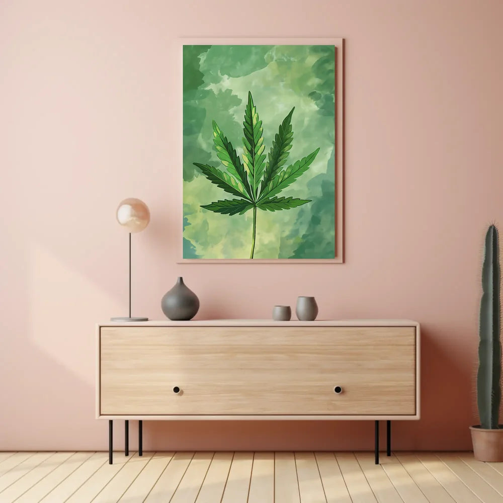 Abstract Geometric Shapes Art Poster