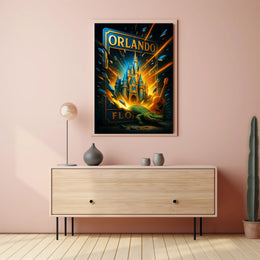Orlando Fantasy Explosion Poster PosterGoat