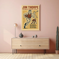 Jim Thorpe Legendary Athlete Poster
