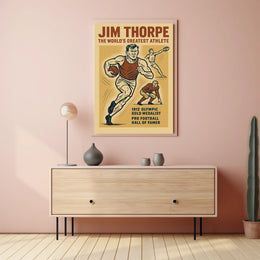 Jim Thorpe Legendary Athlete Poster