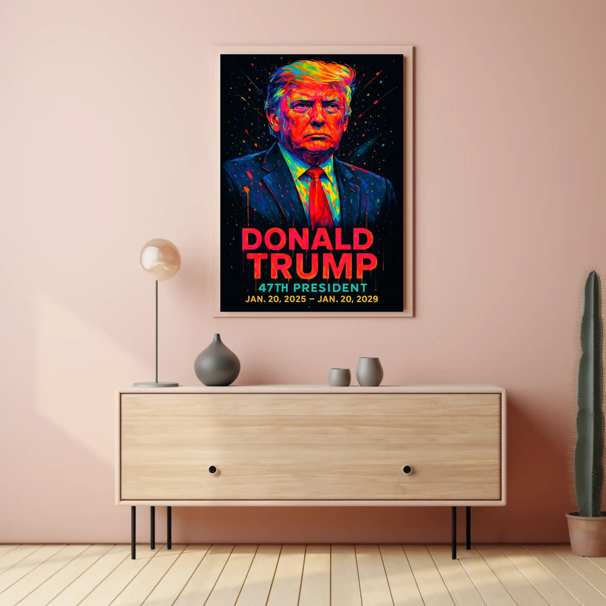 Donald Trump Neon Legacy in Motion Poster