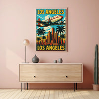 Los Angeles Travel Poster PosterGoat