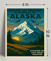 Explore The Wilderness Of Alaska Poster PosterGoat
