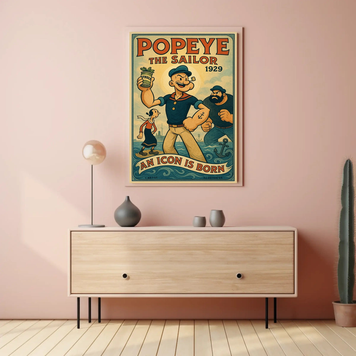 Popeye 1929 Art Poster POP-242