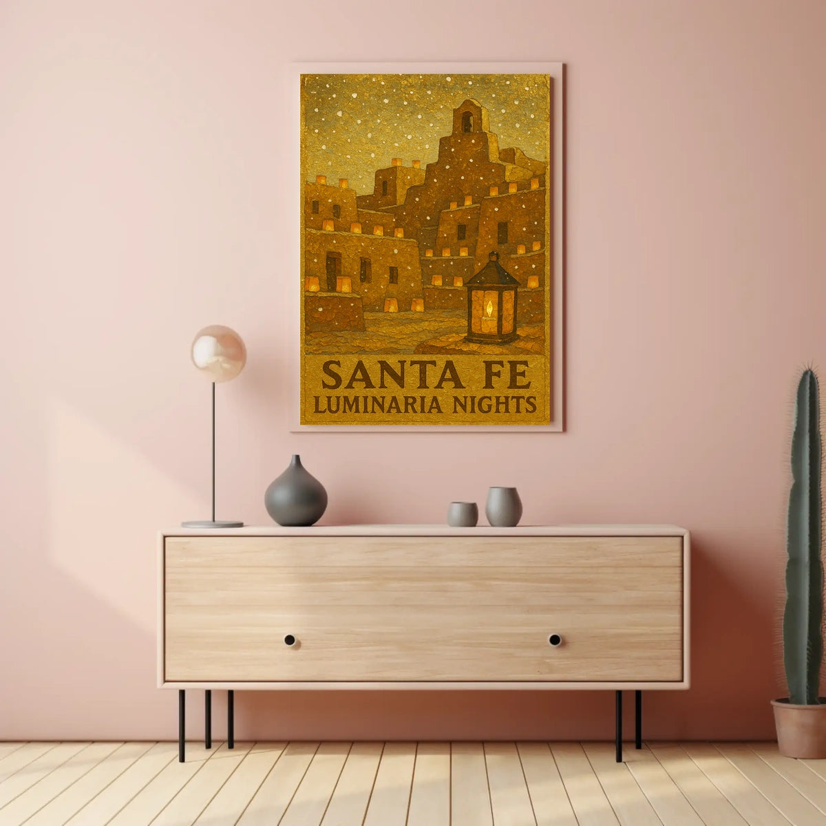 Santa Fe Luminaria Nights Poster