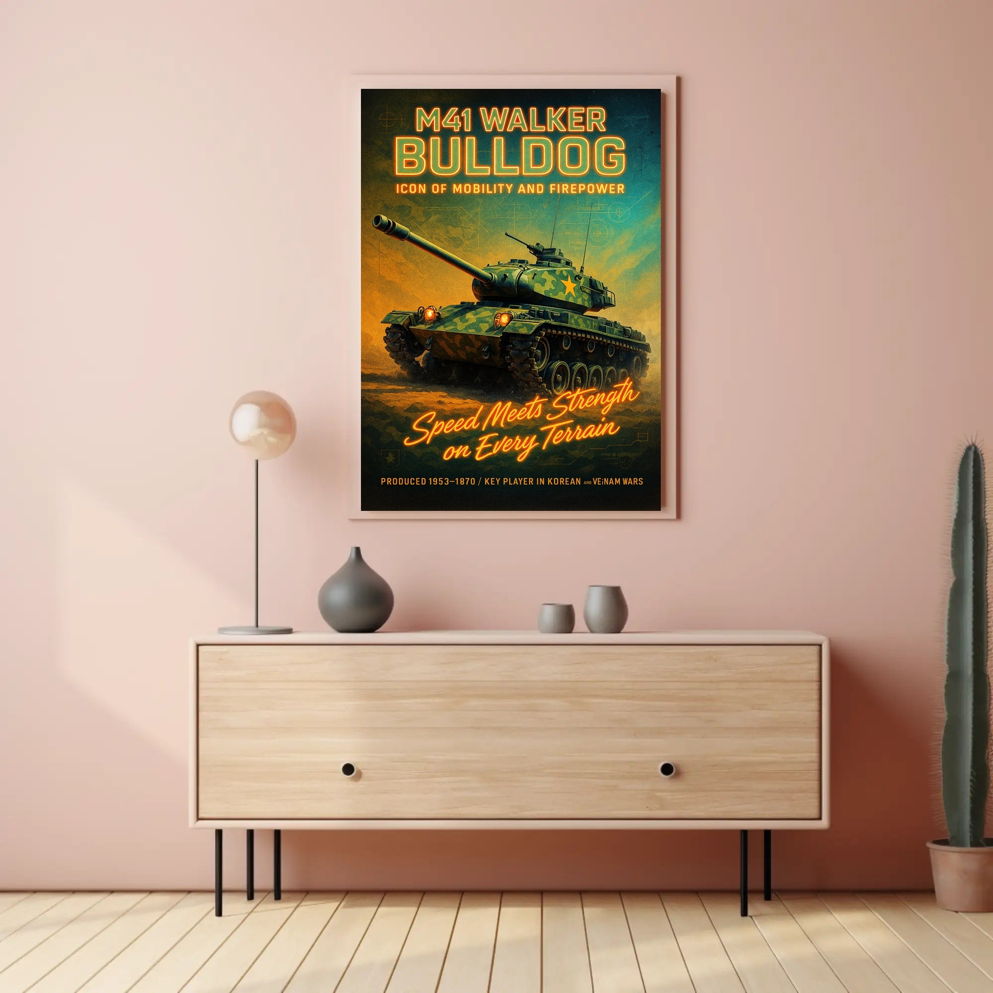 M41 Walker Bulldog Poster PosterGoat