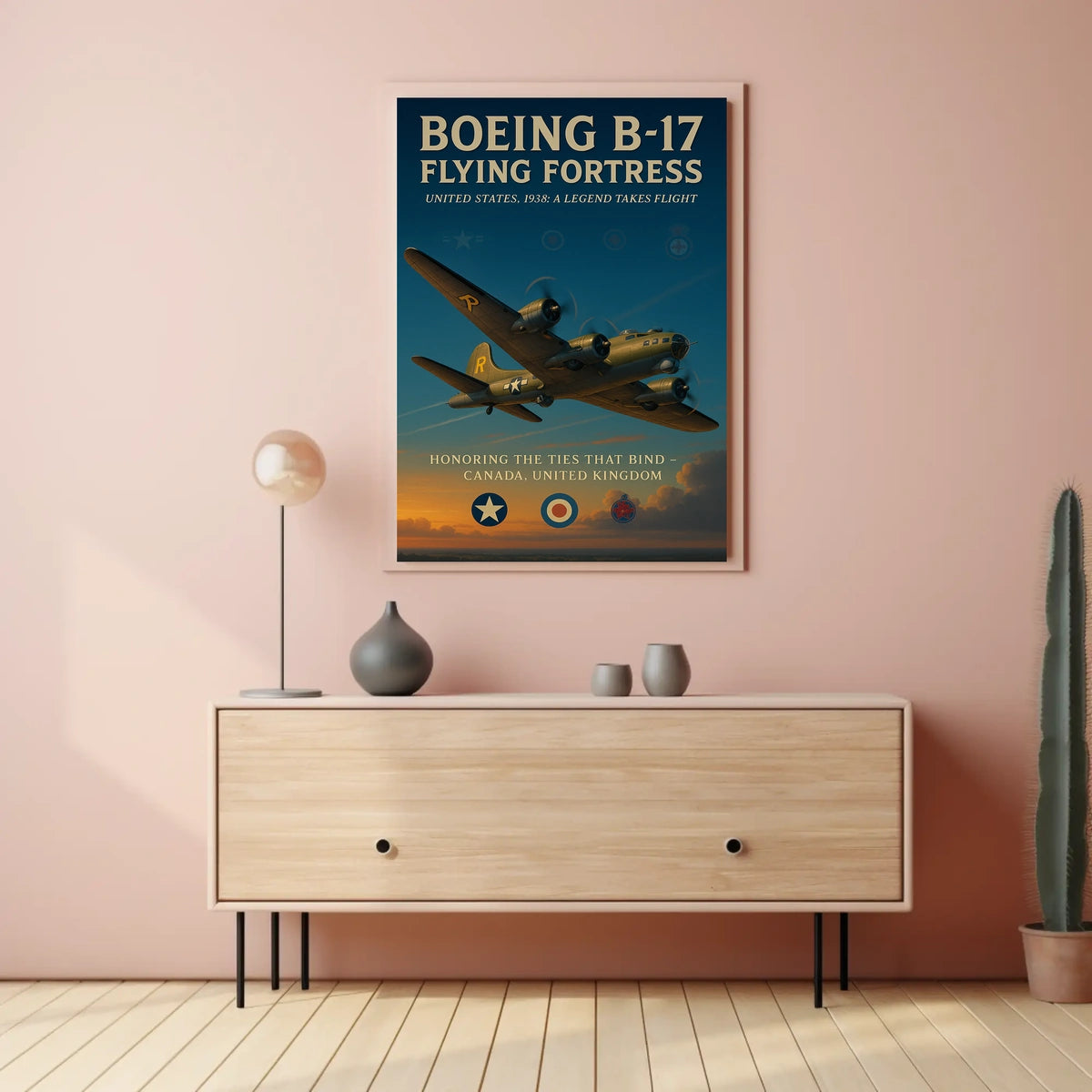 Boeing B-17 Flying Fortress Poster