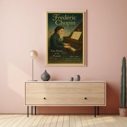 Frédéric Chopin The Poet Of The Piano Poster