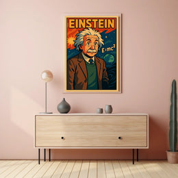 Einstein Theoretical Physicist Poster