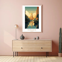 Serene Bangkok Skyline Poster PosterGoat