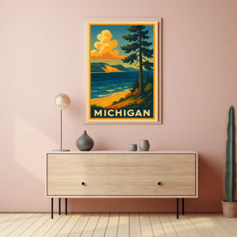 Michigan Scenic Landscape Poster