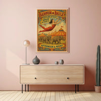 Barnum Bailey The Greatest Show on Earth Poster
