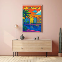 Vibrant Curaçao Poster