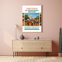 Juneteenth Celebration at U.S. Capitol Cultural or Heritage Poster