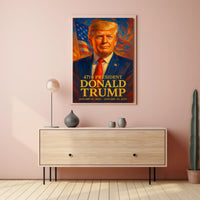 Donald Trump 47th President Patriotic Political or Propaganda Poster