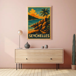 Seychelles Paradise Poster