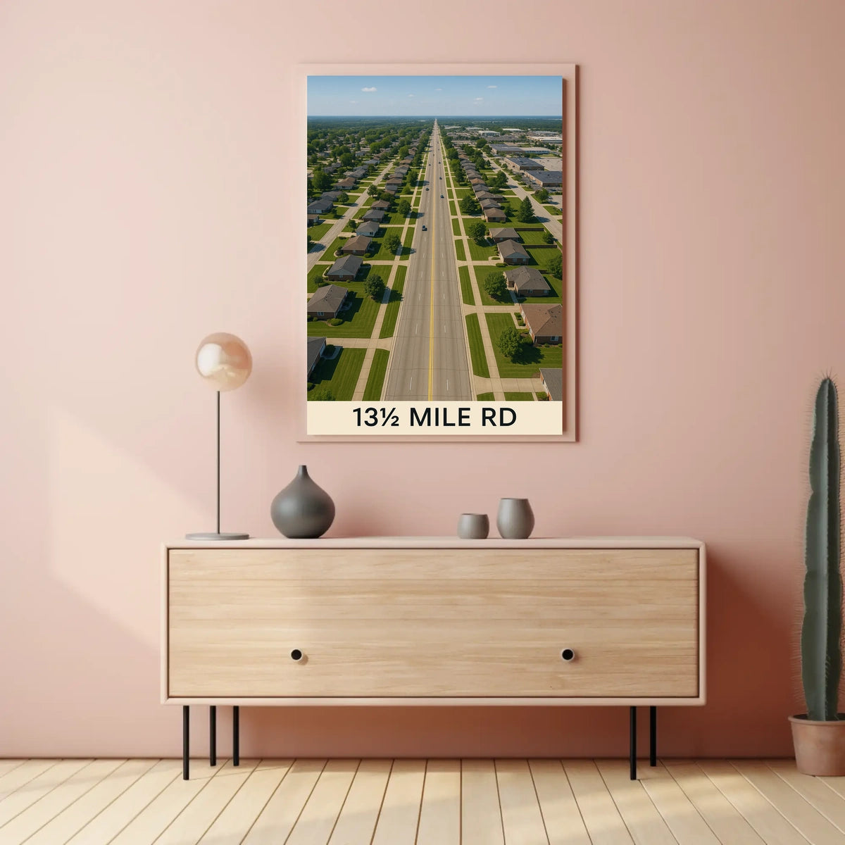 13½ Mile Road Poster